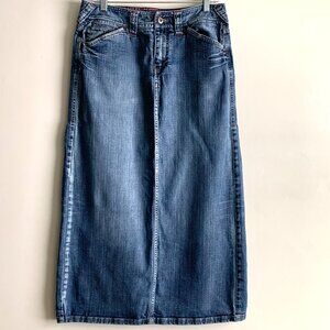 Tommy Hilfiger long jeans skirt size 8